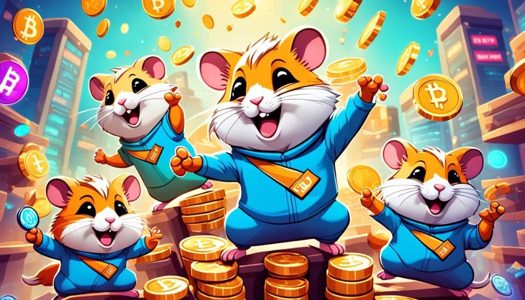 Hamster Kombat referral program and social sharing