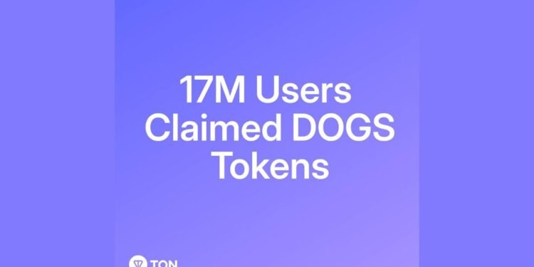 17M users claimed DOGS tokens ..TON Blockchain Resumes Operations