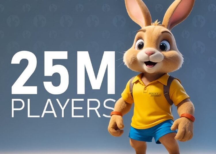 25 Million Players Celebrate Rocky Rabbit Community Milestone.. Join the Excitement of This Thriving Gaming Family.. Anticipate Amazing New Developments and Surprises Ahead!