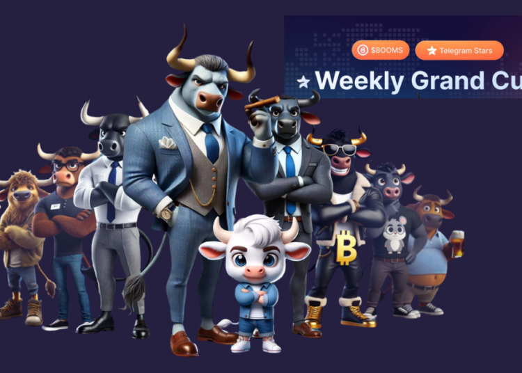 prize pool of 1,000,000 $BOOMS Weekly Grand Cup