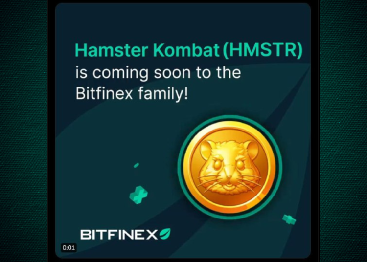 Hamster Kombat $HMSTR Will Be Available on Bitfinex