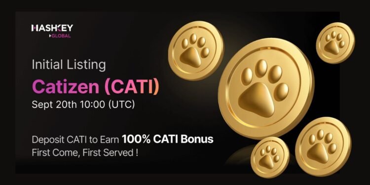 Initial Listing of Catizen CATI on HashKey Global