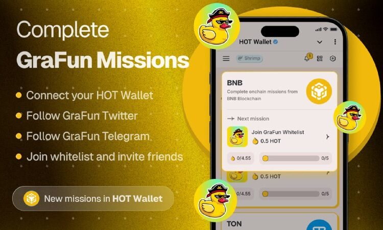 Revolutionary HOT Wallet Launches New BNB Mission: Join the Exciting GraFun Whitelist and Earn Rewards!