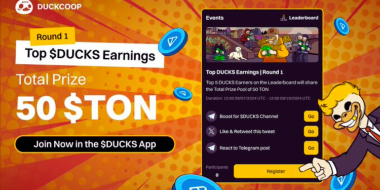 New Event Top $DUCKS Earnings Round 1