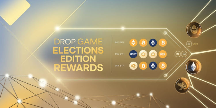 Drop Game Elections Edition Rewards 2024 with leaderboard